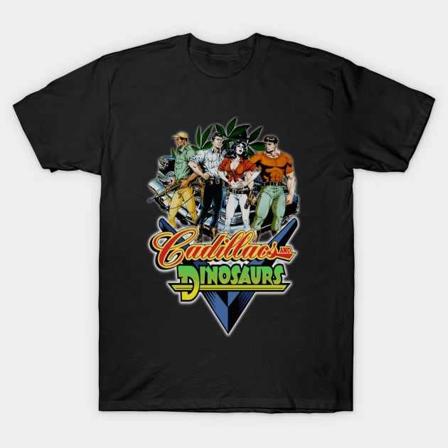 Cadillacs & Dinosaurs T-Shirt by The Dark Vestiary
